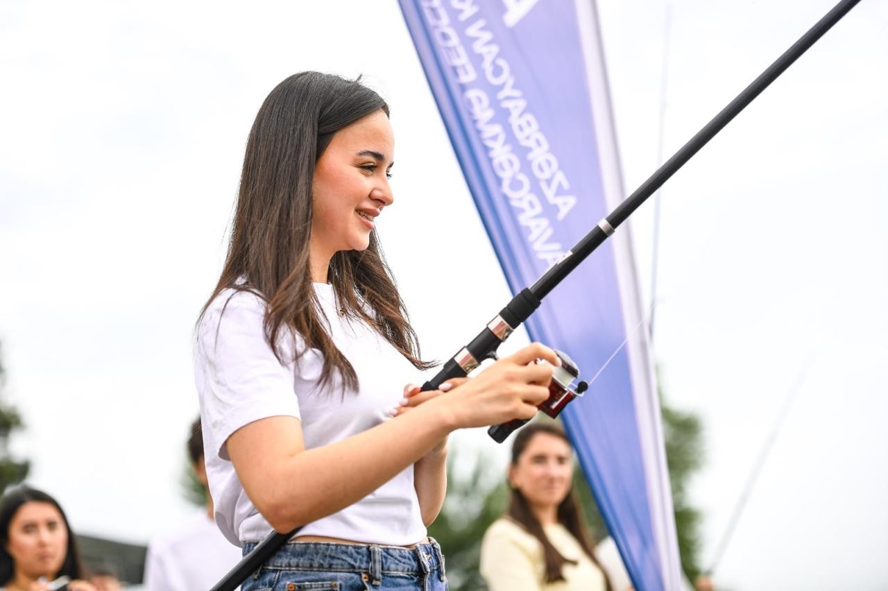 Mingəçevirdə balıq ovu festivalı keçirilib - FOTO/VİDEO